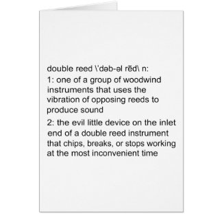 Definición de la caña doble