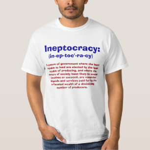 Definición de las camisetas de Ineptocracy