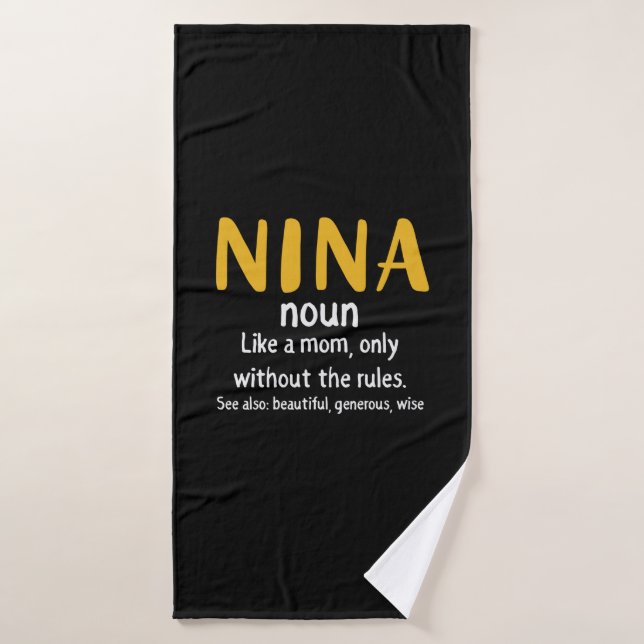 Definición de Madre Arte Nina (Toalla de baño)