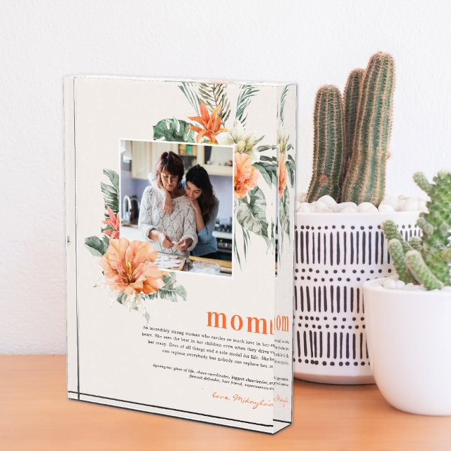 Definición de mamá | Foto floral tropical (Subido por el creador)