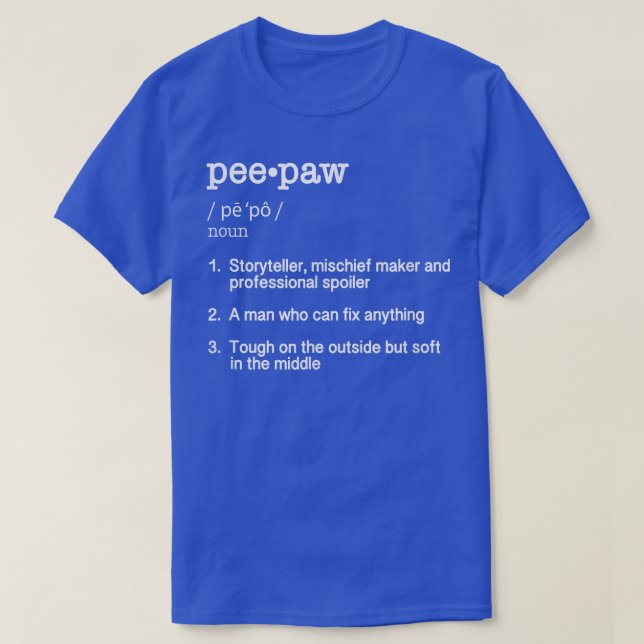 Definición de PeePaw Camiseta divertida como regal (Diseño del anverso)