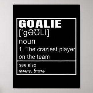 Definición de portero fútbol hockey arte broma jug