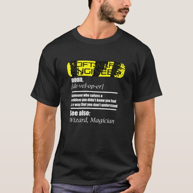 Definición de software de codificación de camiseta (Anverso)