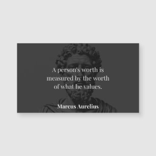 Definición de Valor: Marcus Aurelius en Valores