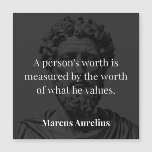 Definición de Valor: Marcus Aurelius en Valores