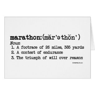 Definición del maratón
