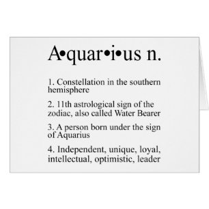 Definición del zodiaco del acuario