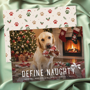 Definir Foto Divertida de Navidad de Perro Travies