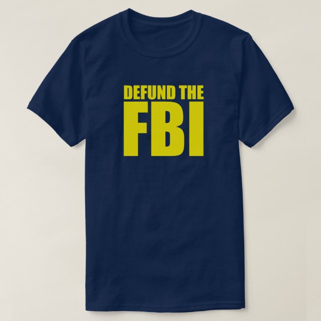DEFINIR LA Camiseta Anti-FBI (Diseño del anverso)