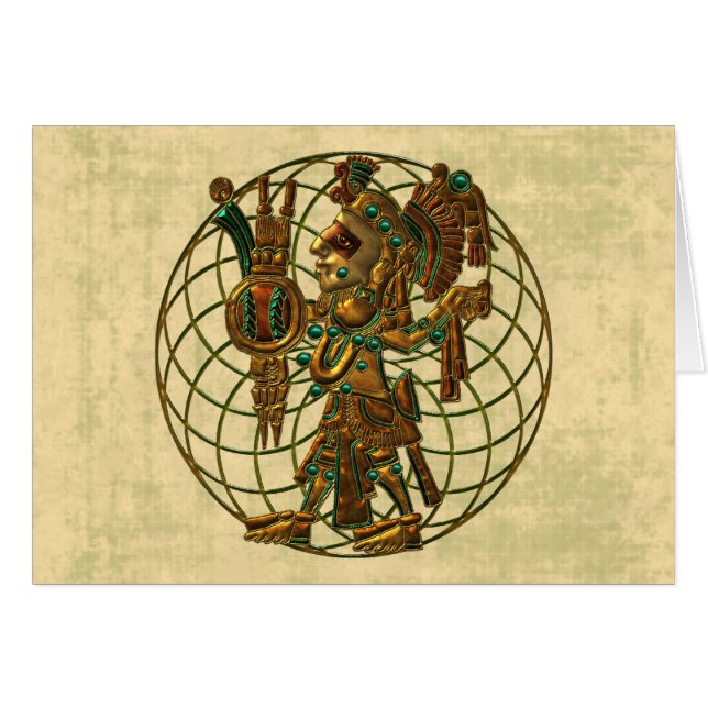 Deidad maya 2 (Anverso (Horizontal))