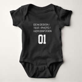 DEIN DESIGN/TEXT/FOTO Football Jersey Babybodies