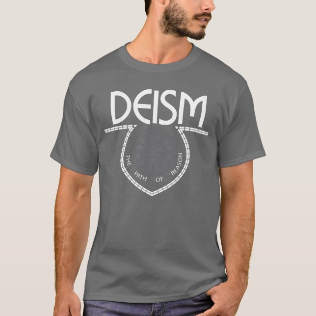 Deísmo - la trayectoria de la camiseta de la razón (Anverso)