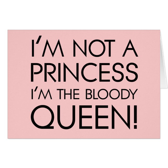 Deja de llamarme princesa: ¡soy la maldita reina! (Anverso (Horizontal))