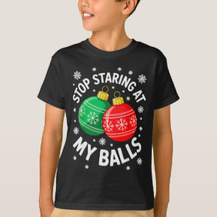 Deja de Mirar Mi Camiseta Divertido Humor Adulto N