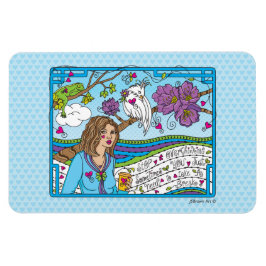 Deja de Pensar Iman Flexible 6" x 4"