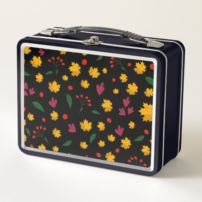 Deja el patrón en un fondo negro (Anverso)