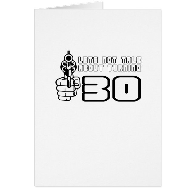 "Deja para no hablar de 30" (Frente)