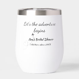 deja que la aventura empiece la ducha de novia agr