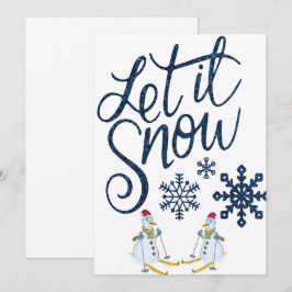 Deja que nieve Navidad clásica