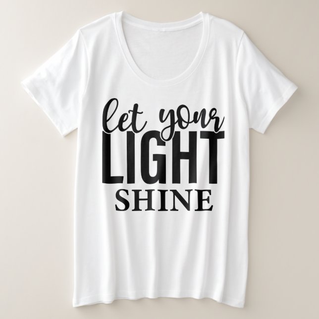 Deja que tu luz brille (Anverso del diseño)