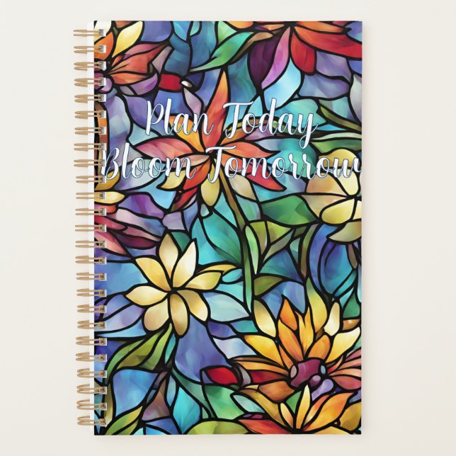Deja que tus ideas florezcan Cuaderno en espiral f (Anverso)