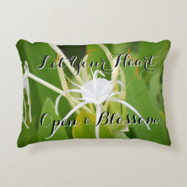 "Deja tu corazón" Inspiradora almohada