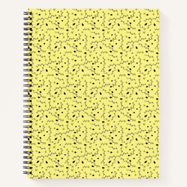 deja un libro de estilo verde de moda amarillo (Anverso)