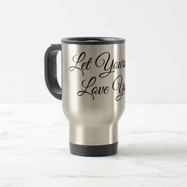Dejado amarse taza del viaje (Anverso izquierdo)