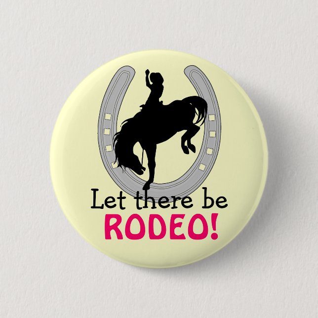 Dejado haya BOTÓN del RODEO (Anverso)