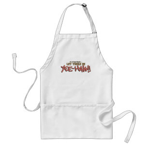 Dejado haya delantal del Bbq de Yeehaw