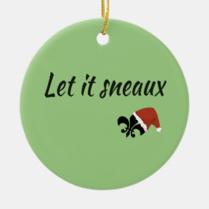 Dejado lo ornamento del navidad de Sneaux Luisiana