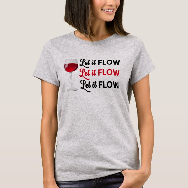 Dejáis le fluir camisa divertida del navidad del (Anverso)