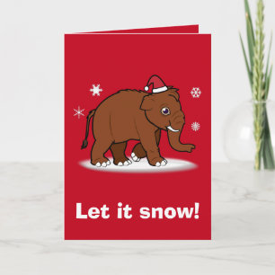 Dejáis le nevar navidad con el mamut lanoso