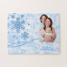 Dejáis le nevar rompecabezas azul