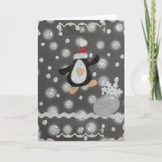 ¡Dejáis le nevar! Tarjeta de Navidad del día de