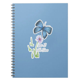 🦋 Déjalo con Jesús Cuaderno de Mariposa ✝️