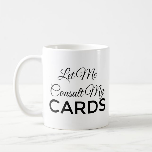 Déjame consultar mi taza de café CARDS (Izquierda)