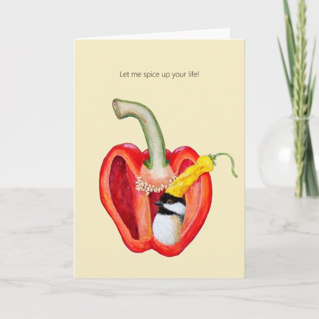 Déjame sazonar tu vida tarjeta (Anverso)