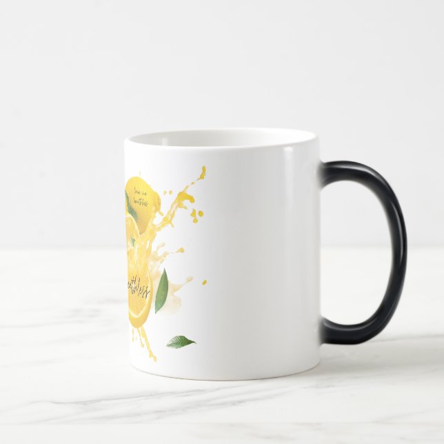 Déjame sin aliento, tazas y tazas, limón fresco (Derecha)