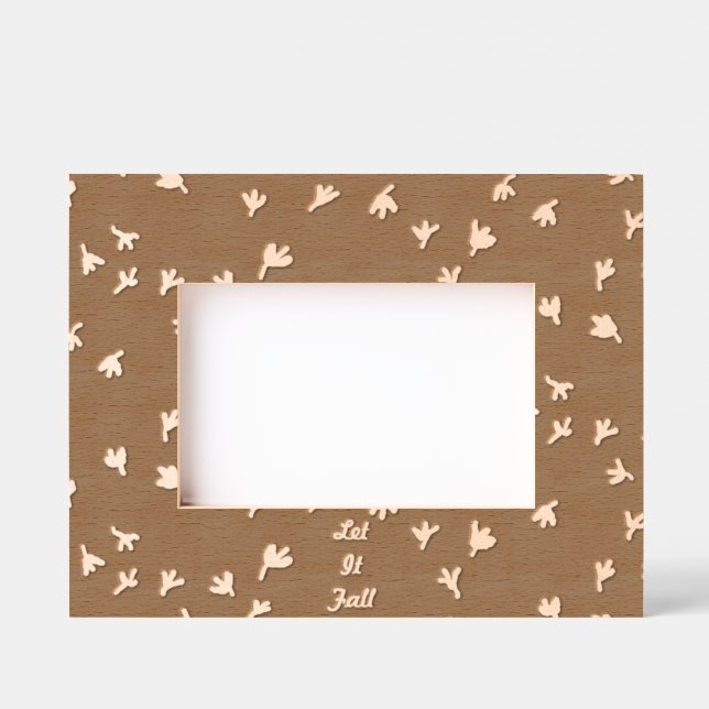 Dejar caer marco de imagen (Marrón y Naranja) (Anverso)