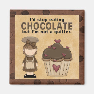 Dejar de comer imán de chocolate