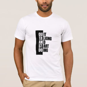 Dejar de hablar   Diseño de camiseta