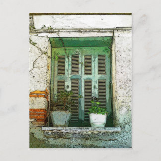 Dejar entrar la postal ligera