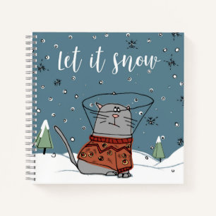 Dejar nevar cuaderno