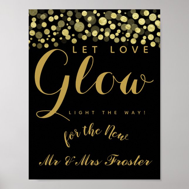 Dejar que el amor resplandezca la señal de la fies (Frente)