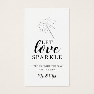 Dejar que el Sparkler Sparkler de amor se desplace