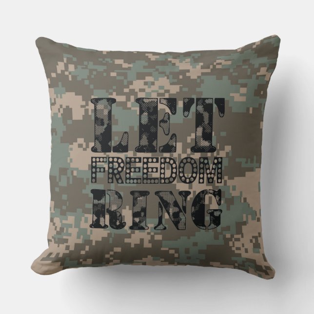 Dejar que la almohada de camuflaje del anillo de l (Anverso)