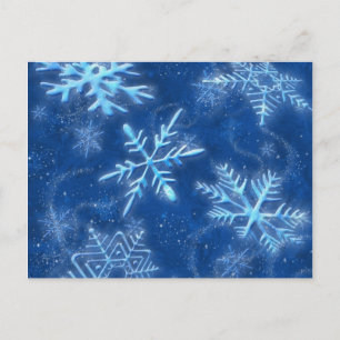 Dejar que la nieve sea postal