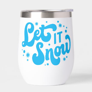 Dejar que nieve diseño invernal