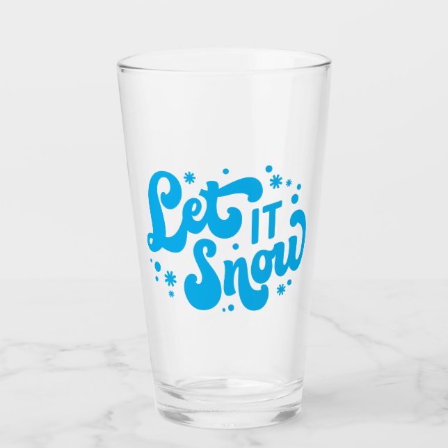 Dejar que nieve diseño invernal (Anverso)